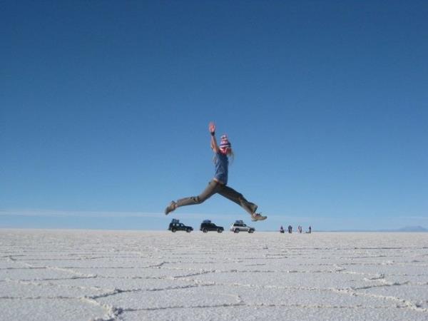 Salar de Uyuni'de kltlen fotoraflar