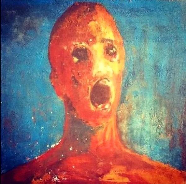 <p>5. Sean Robinson, Ac eken Adam Tablosu</p>    Ressam bu tabloyu kendi kanyla yaptktan sonra intihar etti. Tablodan dumanlar kt ve lklar duyulduu syleniyor. Bence Ressam ldrm.