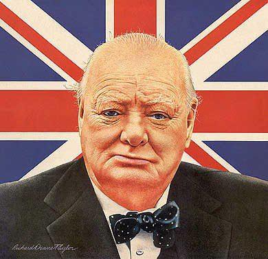 Herey canm skyor. - Winston Churchill