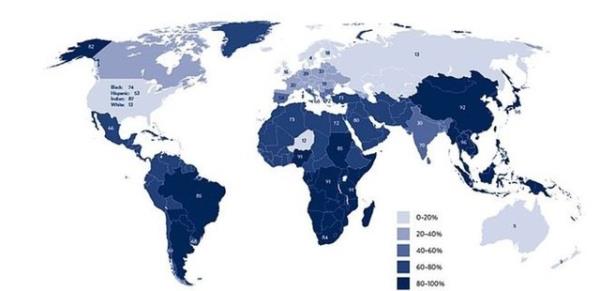 Dnya Laktoz Sindiremeyenlerin Haritas