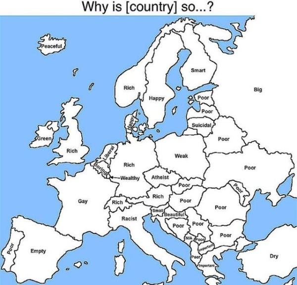 Google'n Otomotik Olarak Tamamlad; "Bu lke neden bu kadar ......?" sorusunun Cevaplarnn Haritas