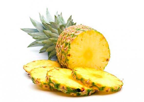 <p>Ananas</p>  Ananasn dndaki dikenli yzey deil ama sert ekirdekli ksm kullanlabilir. Lif ve C vitamini ieriinin yan sra esas faydas bromelain adl enzimden gelmektedir. Bu enzim besinleri ve l dokular sindirim sisteminde hzlca paralar ve bylece mideyi korur.