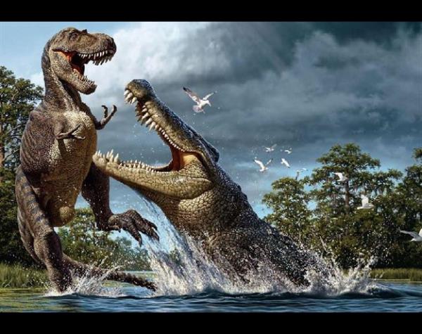 <p>Deinosuchus</p>  73-80 milyon yl nce yaayan Deinosuchus, bir crocodilladr (Tarih ncesi timsah). Adnn anlam ise "korkun timsah"tr. Bykl hakknda kesin bilgi yoktur.