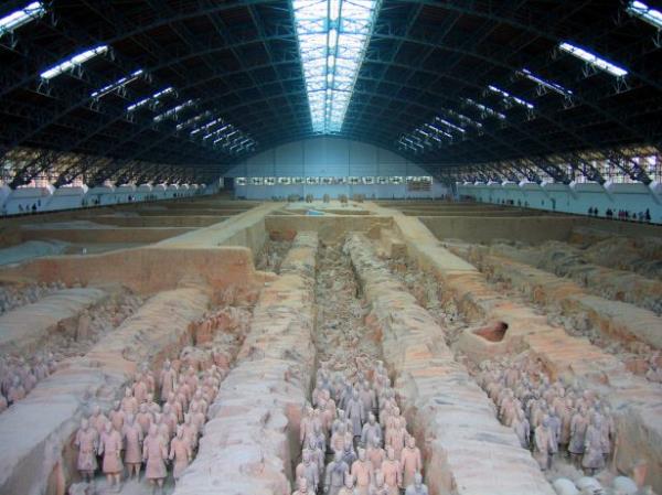 Qin Shihuang Mezar ve Terra Cotta Ordusu, Xi'an, in