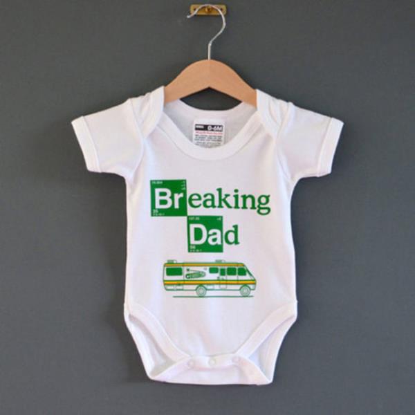 "Breaking Bad" dizisi hayran ebeveynlerin bebeklerine zel "Breaking Dad"