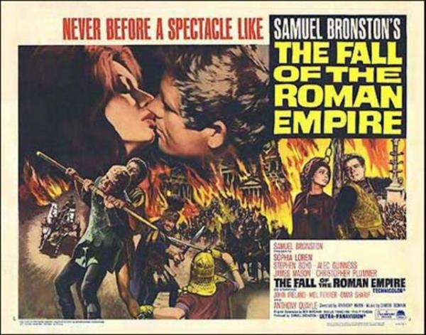 <b>12-Roma mparatorluu'nun k (Fall of the Roman Empire) (1964)</b< Roma'nn agzllkle, hrsla ve taht kavgasyla rl tarihi hi bu kadar destans anlatlmamt. Sophia Loren, Alec Guinness, James Mason ve Chritopher Plummer'dan kurulu dev kadro, bu yaklama bir detayclk getirmiti. Elbette "El Cid" ile de bilinen Anthony Mann'in katklaryla...