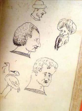 Oysa Fatih&#8217;in gerek kiiliine dair en eski izler onun ocukluk defterindeki yaz ve izimlerinde gizli.