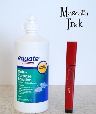 Kurumaya balayan rimelinizin iine bir iki damla solsyon damlatn.