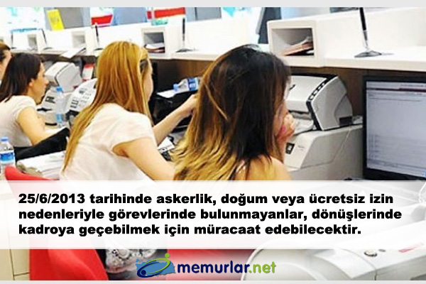 Szlemeli olarak alanlara kadro veren Kanun tasarsnn tm ayrntlarn bu dosyada sunuyoruz.