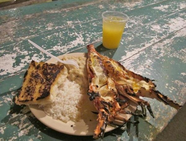 28. Caye Caulker - Sahil kenarnda istakoz (Orta Amerika)