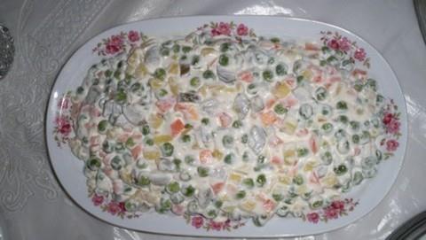 <b>RUS SALATASI:</b> inde bulunan mayonezin asit (sirke veya limon suyu) kullanlarak yaplmas, gda kaynakl hastalklara neden oluyor.