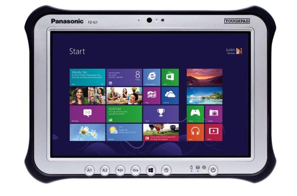 Panasonic Toughpad FZ-G1  <br>10.1 in ekrana sahip olan cihazn ilemci hz 1.9 GHz</br>