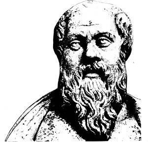 Sokrates ve ei bir trl iyi geinemezlermi. Bir gn ei Sokrates'e verip veritirmi, azna geleni sylemi. Bakm kocas hi bir tepki gstermiyor; bir  kova suyu alp bandan aa boaltm.  <br>Sokrates, gayet sakin: "Bu kadar gk grltsnden sonra bir saanak zaten bekliyordum" demi.</br>