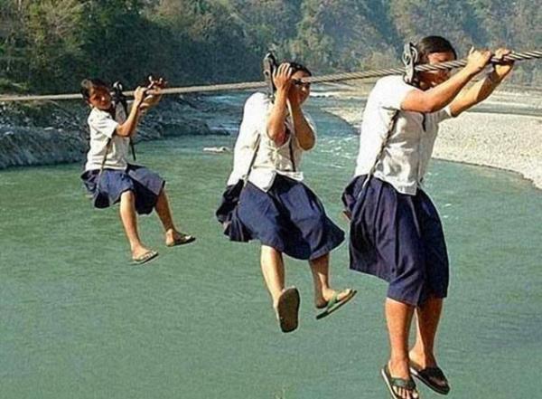 Nepal'de hayatlarn hie sayarak...