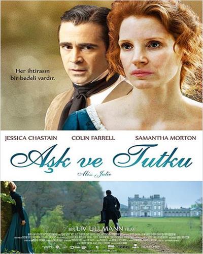 <p><b>"Ak ve Tutku"</b></p>    Bol dll yldz oyucular Jessica Chastain ile Colin Farrell'n barolde imkansz bir aka meydan okuduu ve Samantha Morton'un da ikiliye elik ettii filmin ynetmenliini, efsanevi oyuncu Liv Ullmann yapt.    <br><b>August Strindberg'in ayn ad tayan tiyatro oyunundan uyarlanan filmin konusu yle:</b></br>    "Aristokrat bir yaam tarzyla byyen Julie (Jessica Chastain) kibirlidir ve elindeki gcn farknda olarak evde frtnalar estirmektedir. Julie'nin batan karc ve cesur tavrlar babasnn kahyas John'un (Colin Farrell) cretkar hareketleriyle birleince aralarndaki g savalar yerini yava yava tutkulu bir aka brakr. John'un nianls Kathleen (Samantha Morton), bu ad konulamayan ilikiye katlanmak zorunda kalrken, snf fark aralarndaki ekimin nndeki tek engeldir. Yllar ncesinin masum hislerine dayanan bu akta bir sonraki gnn ne getireceini kimse tahmin edemeyecektir."
