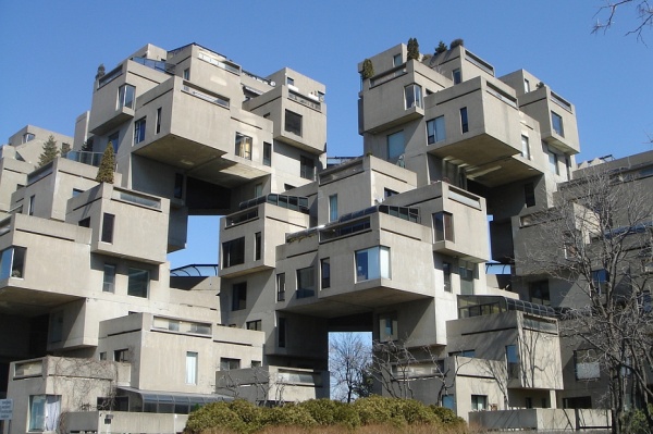Montreal Habitat 67 Kompleksi  Montreal Kanada&#8217;da bulunan bir aheserdir. Mimar Moshe Safdie tarafndan tasarlanmtr. nsanlarn karmak hayatlarn sembolize ettiini syler mimar