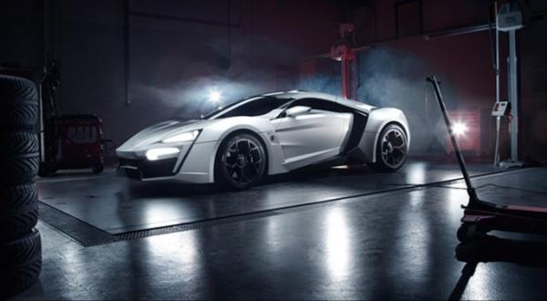 Dnyann en pahal arabas olarak gsterilen ve 7 milyon liralk sat fiyat olan Lbnan yapm LykanHyperspottan 7 adet alnabiliyor.