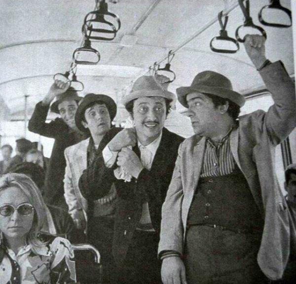 'Kyden indim ehire' filminden kullanlmayan bir sahne. Setten!.. (1974)