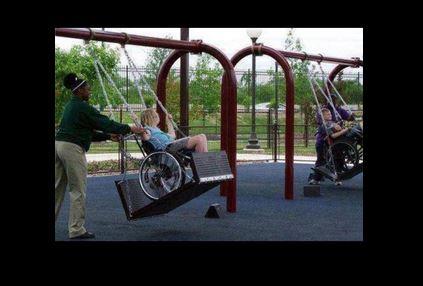 Engelliler iin zel park yaplm, dars bizim belediyelere...