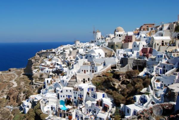 32. Oia, Yunanistan
