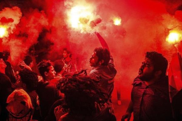 Msr'n bakenti Kahire'deki Zeytun semtinde toplanan ve kendilerini ''darbe kartlar'' olarak adlandran grup, gsteri dzenledi. 6.11.2014