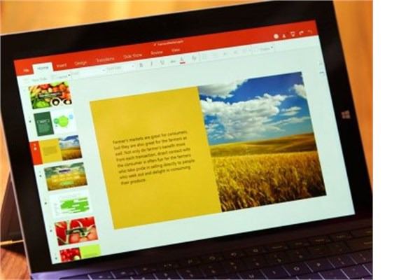 <br><b>Windows iin Microsoft Office</b></br>  Windows tabletleri ve dokunmatik ekranl laptoplar iin Microsoft Office program zerinde allyor. Windows 10 ile ayn zamanda piyasaya kmas bekleniyor.