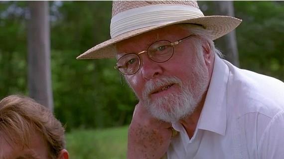 19. Jurassic Park'tan tandmz Richard Attenborough