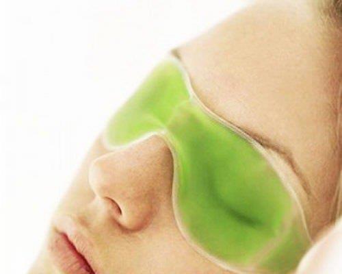 Gz maskesi olarak kullanlrsa kanlanmaya ve arlam gz kapaklarna iyi gelir.