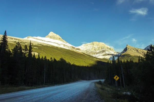 Kananaskis park yolu - Kanada