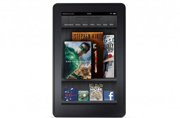<br><b>7. Amazon Kindle Fire</b></br>  Amazon Kindle Fire HD?nin 7 in ve 8.9 inlik iki ayr ekran seenei var. Cihazlarn 16, 32 ve 64 GB`lk versiyonlar mevcut. 7 in Kindle Fire HD 1280x800 piksel znrlkte ekrana sahip ve 11 saate kadar pil mr var. 8.9 in olan model ise 1920x1200 piksel ekran znrl sunuyor.