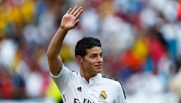 <br><b>James Rodriguez</b></br>  2014'n en yksek maliyetli transferleri listesinde, 3. sray Dnya Kupas'nn gol kral James Rodriguez ald