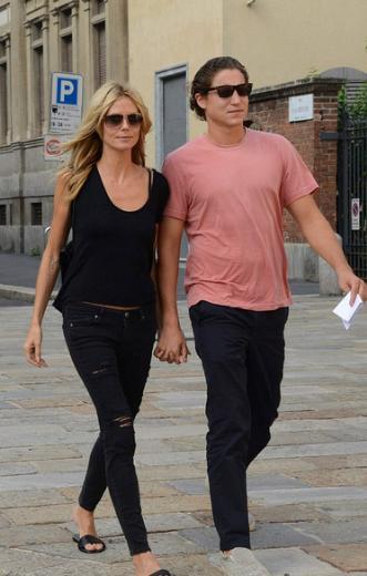 41 yandaki Klum bir sredir 28 yandaki Vito Schnabel ile birlikte.