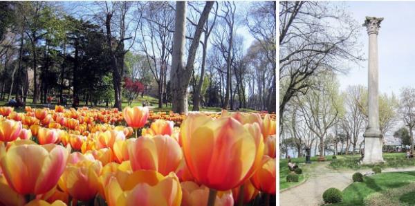 Glhane Park ve laleleri de ayr bir gzellik.