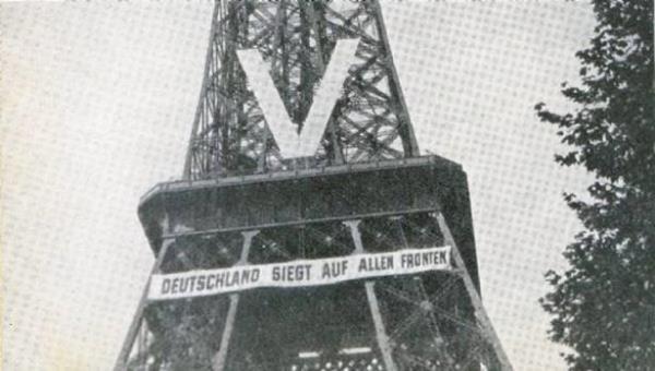Nazi igali srasnda Eiffel Kulesi, 1940