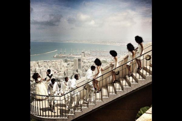 srail'in Hayfa kentinde toplu dnle dnya evine giren Eritreli iftler.   <br>Photo: @MALINFEZEHAI</br>