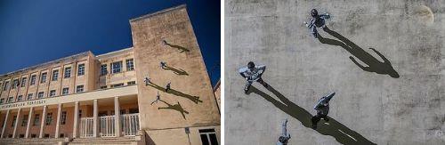 te 2014 ylnda yaplan, insan aklnn anlam vermekte sorun yaad ve baz durumlarda anlam dahi veremedii srad sanatsal ilzyonlar  Strk olarak da bilinen Norveli sanat Anders Gjennestad fotogereki almalaryla insan gzn yanlgya dryor. Bu almalar gl glgeler kullanarak perspektifi saptryor ve insanlarn duvarlarda yrd illzyonunu yaratyor.