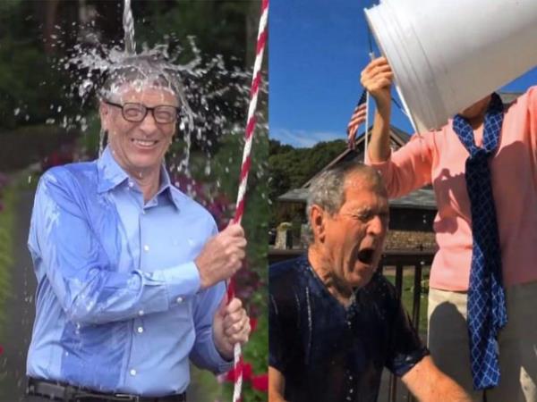 Bill Gates ve George Bush'un ALS hastalna dikkat ekmek iin yaplan Ice Bucket Challenge (buz kovas meydan okuma) videolar ok elendirdi. Trkiye'den de pek ok isim bu meydan okumaya videolaryla katkda bulundu.