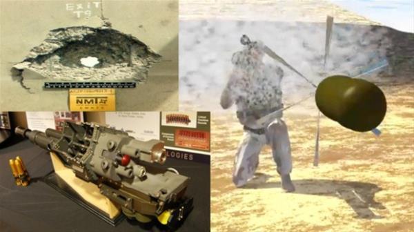 <br><b>Manyetik Patlayc Cephane (MAHEM)</b></br>  Adn X-Men serisinin kahramanlarndan Magneto ile paylaan silah, iindeki metali hedefe gndermek iin bir manyetik alandan faydalanyor.