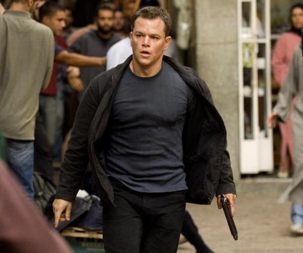 <br><b>JASON BOURNE</b></br>  Aktr: Matt Damon  <br>Film: The Bourne Identity (2002), The Bourne Supremacy (2004), The Bourne Ultimatum (2007)</br>