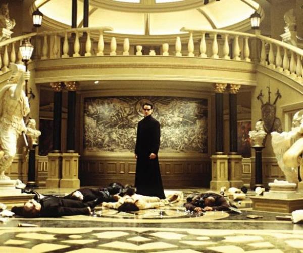<br><b>NEO</b></br>  Aktr: Keanu Reeves  <br>Film: The Matrix lemesi (1999-2003)</br>