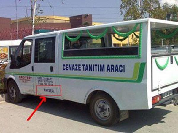3. Yorumsuz "Cenaze Tantm Arac"