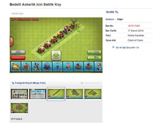 Clash Of Clans Ky Deniz Manzaral (Temsili)<br>  28 yandan gn alm kiilerin 18 bin TL deyerek Bedelli Askerlik yapmalarna ilikin karar kartlan yasayla yrrlle girdi. Peki imdi bu 18 bin TL nereden bulunacak? Banka kredileri zellikle maal alanlarn imdadna yetiirken birok "Mehmetiin" de ykte hafif pahada ar rnlerini internet sitelerinden sattna ahit olmaktayz.