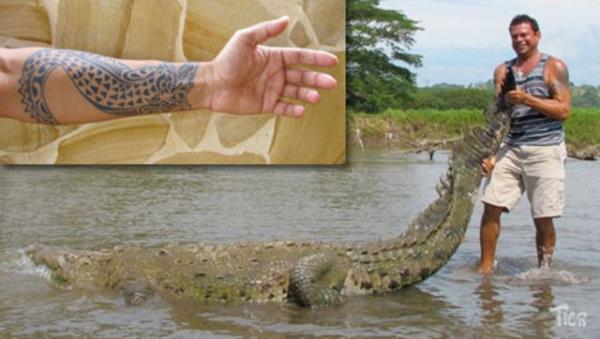 Timsahlarla arkada olan insanlarn cesareti grenleri akna eviriyor...