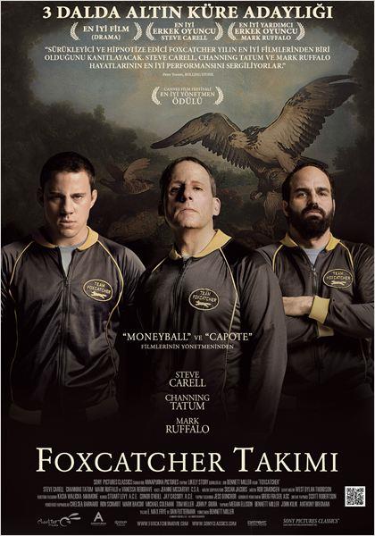 Foxcatcher Takm<br>    Steve Carell, Channing Tatum, Mark Ruffalo ile Vanessa Redgirave'in oynad "Foxcatcher Takm" filminin ynetmenliini Bennett Miller yapt.  <br>Gerek olaylara dayanan film, "eksantrik bir milyoner" ve iki ampiyon grei arasndaki trajik ilikinin karanlk ve byleyici hikayesini anlatyor.