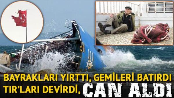 Trkiye kabus gibi bir hafta sonu geirdi. Btn iller ya, lodos ve frtna felaketi yaad. Kprler ykld, yollar kapand, dereler tat, bayraklar yrtld...