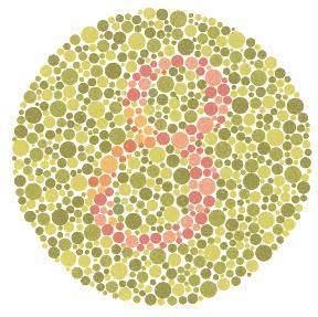 Krmz-yeil renk kr olanlar yukardaki resmi 3 normal grenler 8 olarak grr.