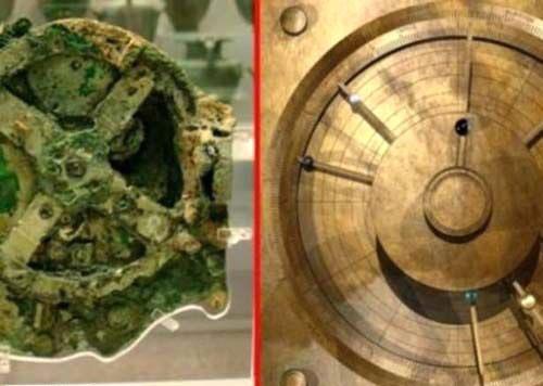 ANTK A BLGSAYARI: (Antikythera Dzenei) 1900 ylnda Girit aklarndaki bir batkta aratrma yapan bilim adamlar ilgin bir cisme rastlad. Tahta bir muhafazann iine yerletirilmi bir dizi bronz diliden oluan bu garip nesnenin kasas, yzeye karld anda dald ve cihazn iindeki karmak yap ortaya kt. Yaplan almalarn ardndan, bu aygtn Ay, Gne ve dier gezegenlerin konumlarn hesaplamak ve istendii anda bunlarn pozisyonlarna ynelik tahminlerde bulunmak iin gelitirildii anlald.