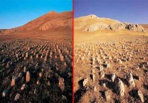 VAN KALECKTEK TALAR: Van Merkez Kalecik Ky'nn 1.5 kilometre kuzeydousunda yer alan ve Urartu dnemine ait dikili talar ve ta halkalar da dikkati ekiyor. 400 metrekarelik alana matematiksel olarak dizilen 2 bin 475 dikili tan astronomiyle ilgili olduu dnlyor. Talarn srrnn zlmesi iin almalar devam ediyor.