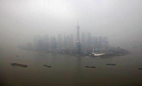 in'deki hava kirlilii uzaydan grlmektedir. in Seddi, uzaydan grlemez.