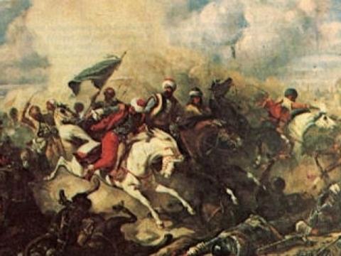 "Adn ne yiit?  <br>  -Hseyin  <br>  -Nerelisin?  <br>  -Bursa, Yeniehir  <br>  -Ey Hseyin! Sendeki kuvvet, adn tadn Hazret-i Hseyin'in dedesinden geliyor.  <br>  -Sayenizde Sultanm!..."